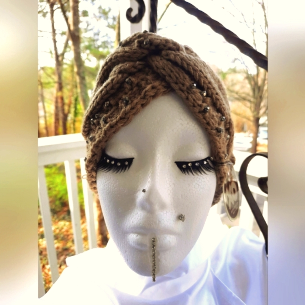 NEW!Beautifully beaded and woven headband/headpiece🤩